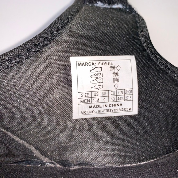 Men's Recovery Slide Sandals FitVille Arch Support Comfort Slip-On Size 10 - Picture 4 of 7